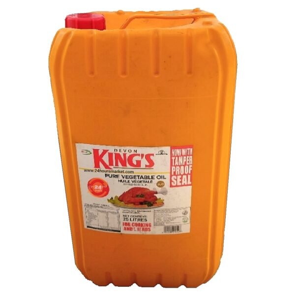 King's Pure Vegetable Oil 25 Litres x1
